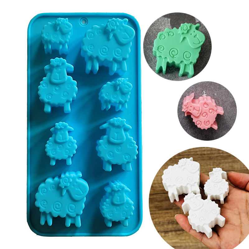 Eco Art Craft - Sheep Silicone Mold For Soap Making