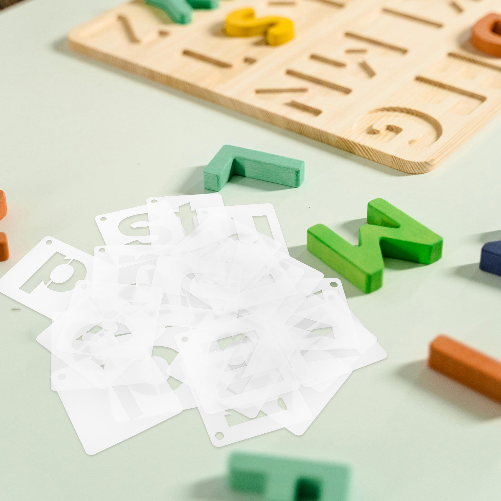 Art And Craft Letter Z - 1Set Reusable Plastic A-Z Stencil Letters