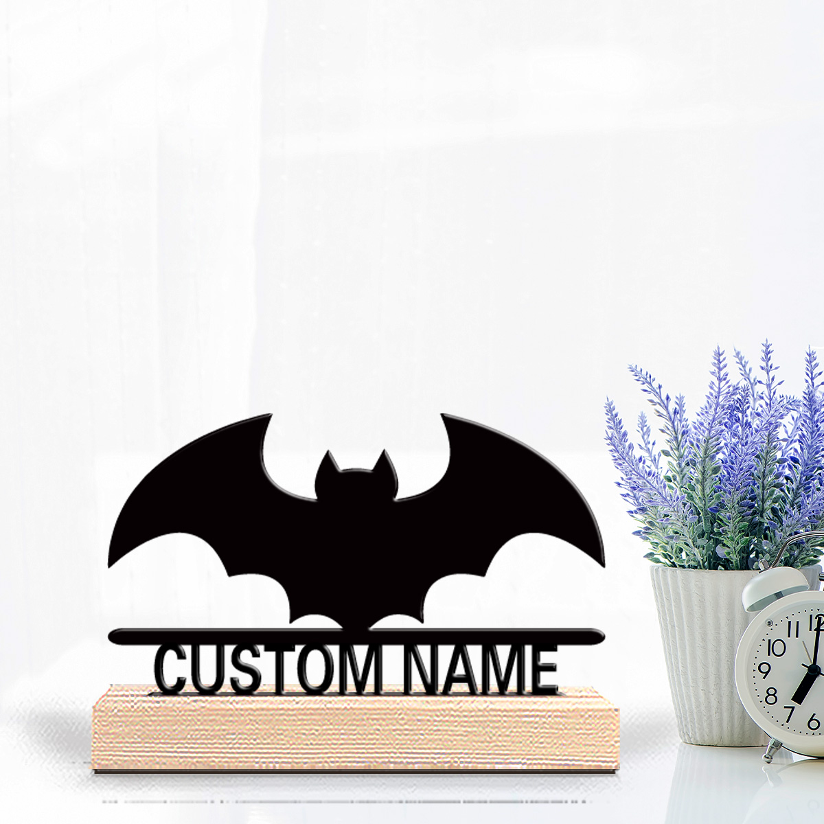 Art Craft Letter A - 1pc Fashion Bat Personalized Letter Metal