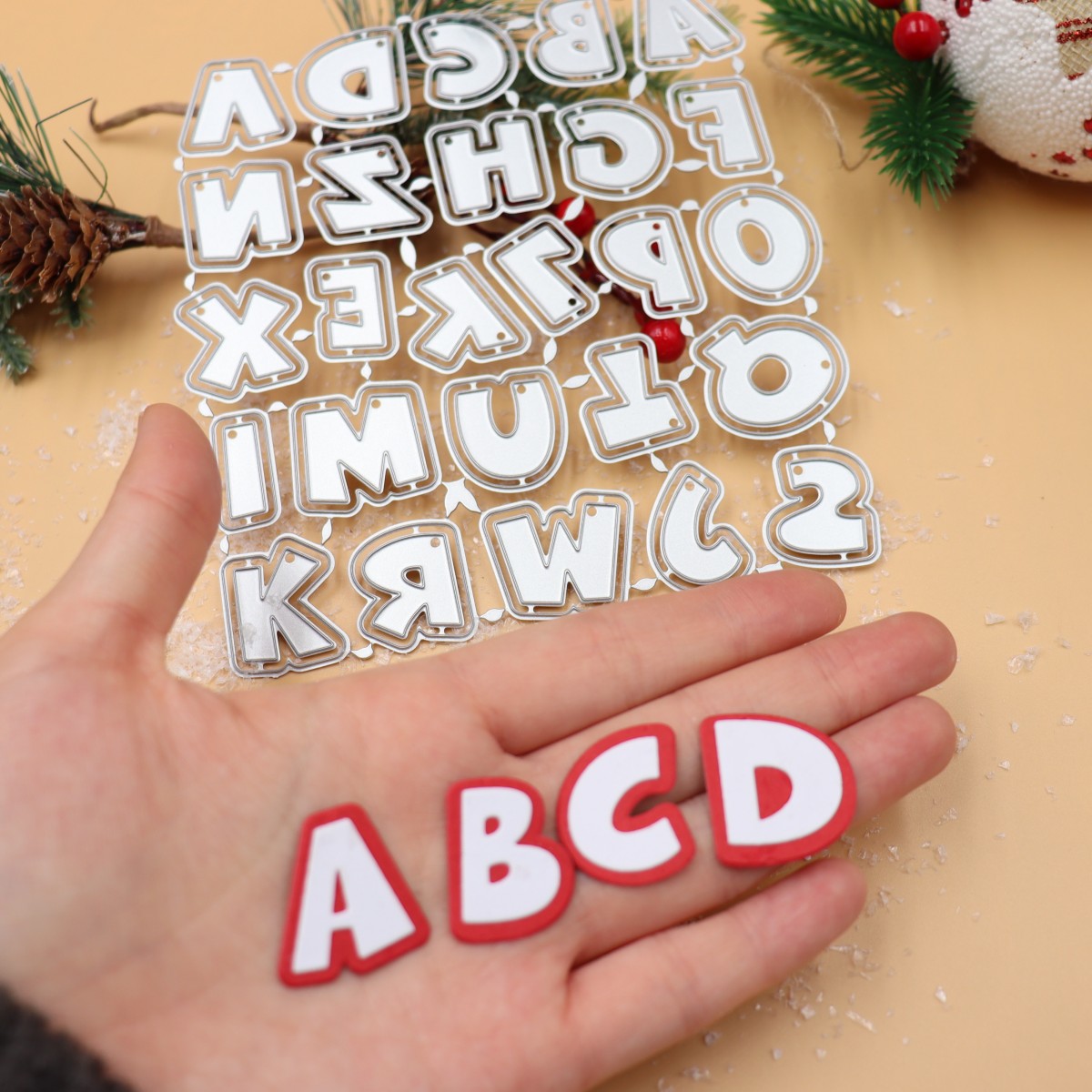 Art And Craft Letter Z - Chữ Cắt Kim Loại Chết Stencil