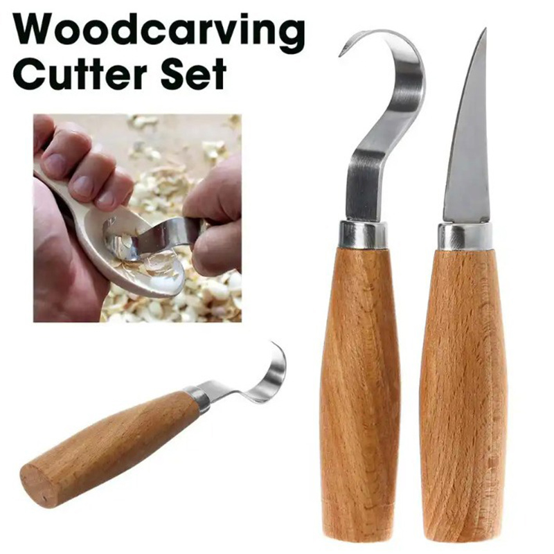 Art Craft Wood - Wood Carving Knife Chisel Hook Knife