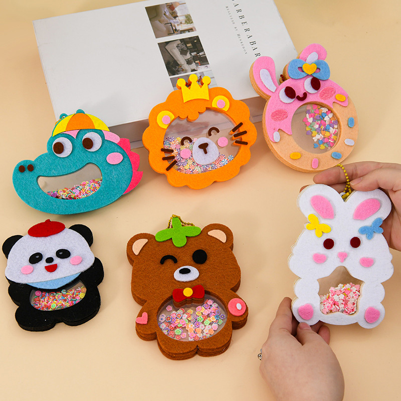 Art Craft 3 Year Old - DIY Animal Shake Pendant Art Craft