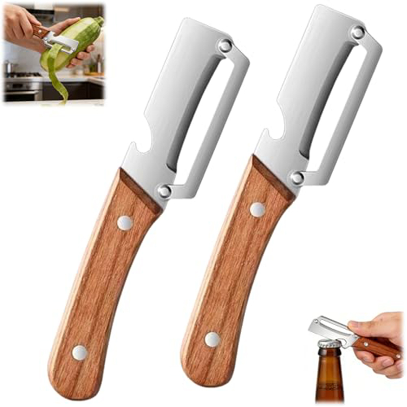 Art Craft Wood - Stainless Steel Kitchen Peeler Vegetable Peeler