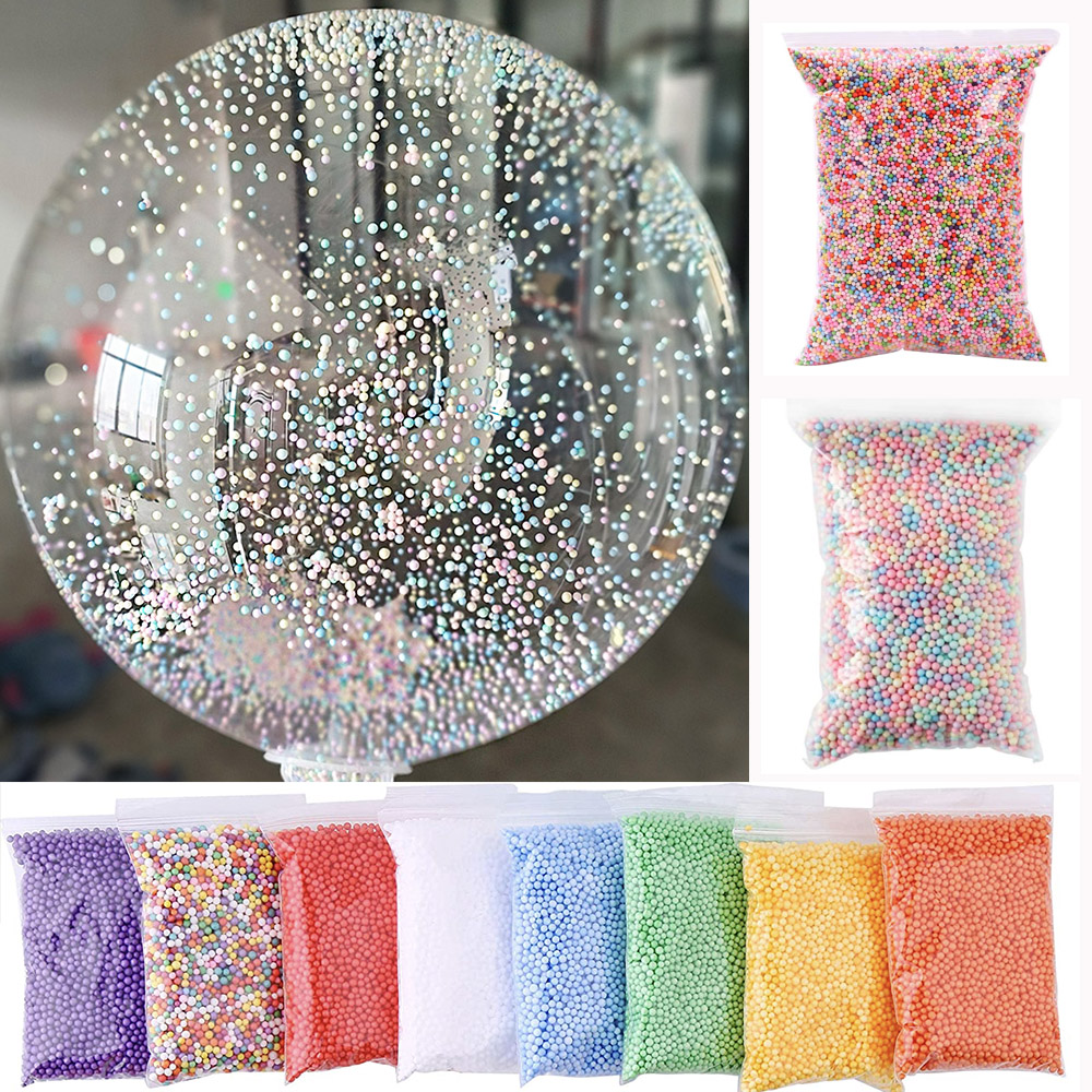 Art Craft Event - 10g 2.5-3mm Foam Beads Colorful Styrofoam