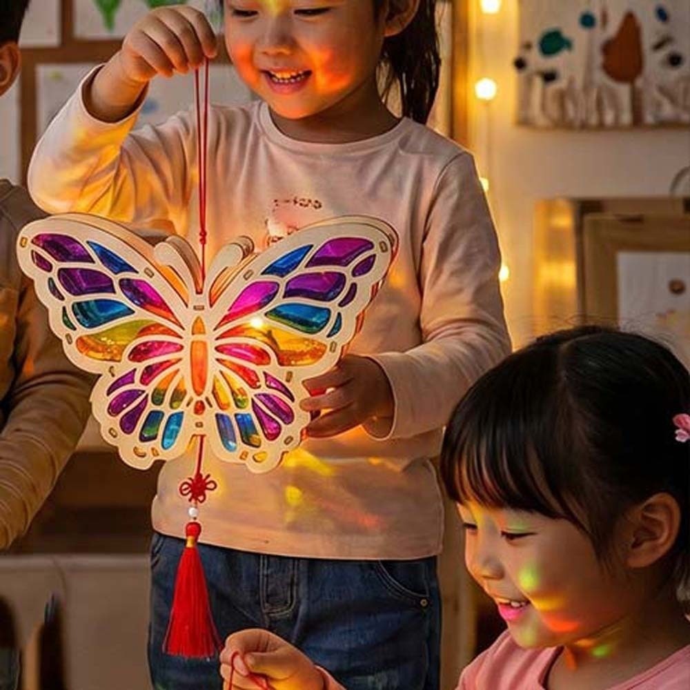LED Luminous Wooden Lantern Ha - đánh giá và giá Art Craft Event