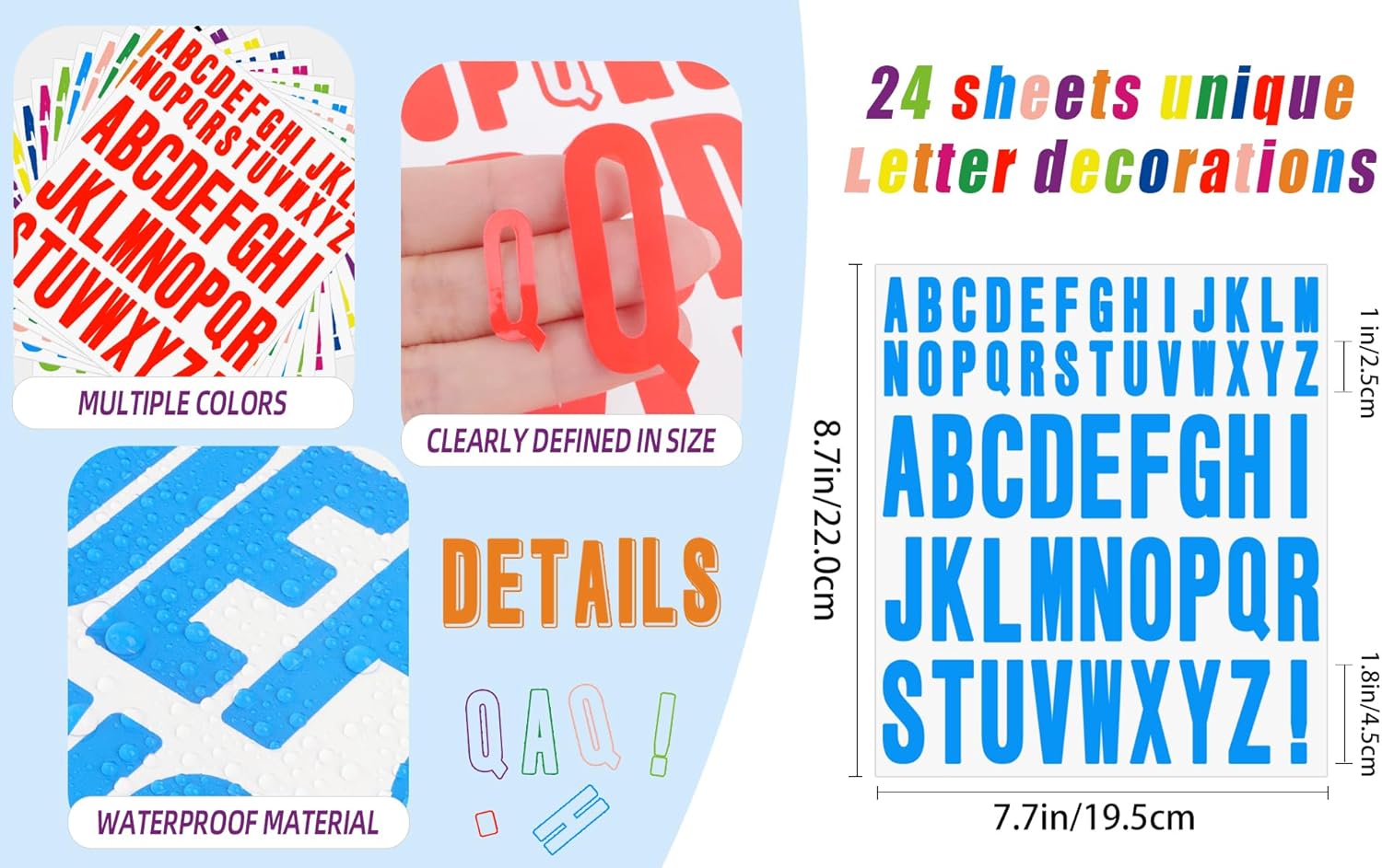 12 sheets 1 inch 2 inch Letter - đánh giá và giá Art And Craft Letter Z