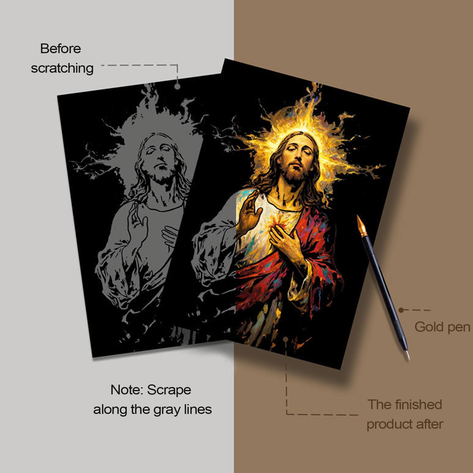 Scratch Book Jesus Scratch Pai - đánh giá và giá Art Craft 3 Year Old