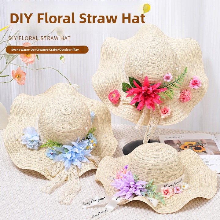Handmade Floral Hat DIY Materi - đánh giá và giá Art Craft Event