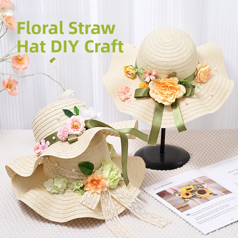 Handmade Floral Hat DIY Materi - đánh giá và giá Art Craft Event