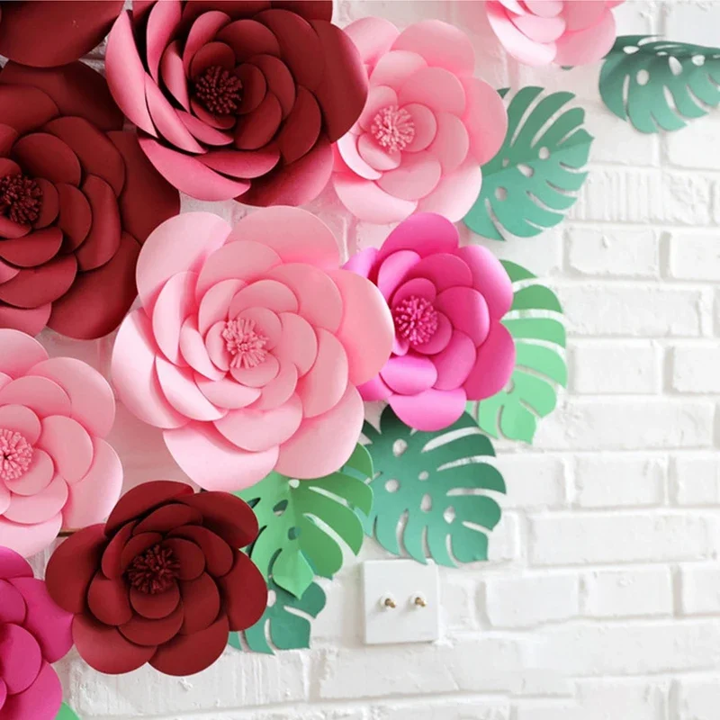 DIY Artificial Large Paper Ros - đánh giá và giá Art Craft Event