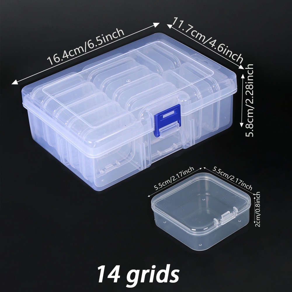 14/ 20/ 28/ 42pcs Small Clear  - đánh giá và giá Eco Art Craft