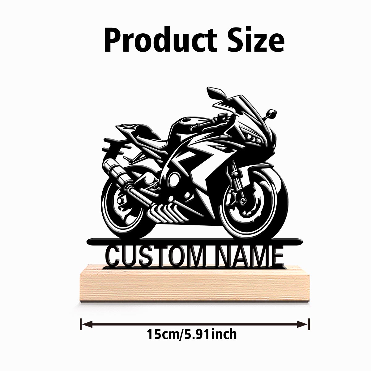 1pc Abstract cool motorcycle C - đánh giá và giá Art Craft Wood