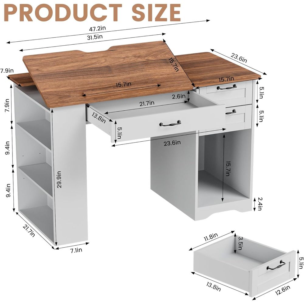 Drating Table with Storage Cab - đánh giá và giá Art & Craft Supplies
