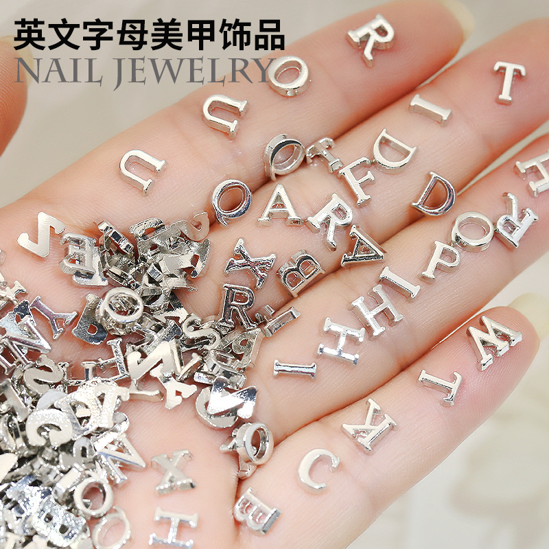 26Pcs 3D Silver Alphabet A-Z E - đánh giá và giá Art And Craft Letter Z