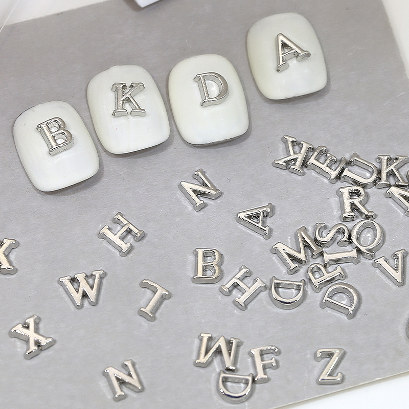26Pcs 3D Silver Alphabet A-Z E - đánh giá và giá Art And Craft Letter Z