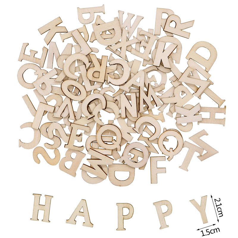 100 chiếc Gỗ Bảng Chữ Cái Tiến - đánh giá và giá Art Craft Letter A