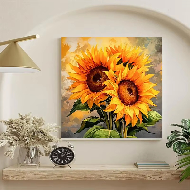 Sunflower Oil Painting Set, Ha - đánh giá và giá Art Craft Letter A