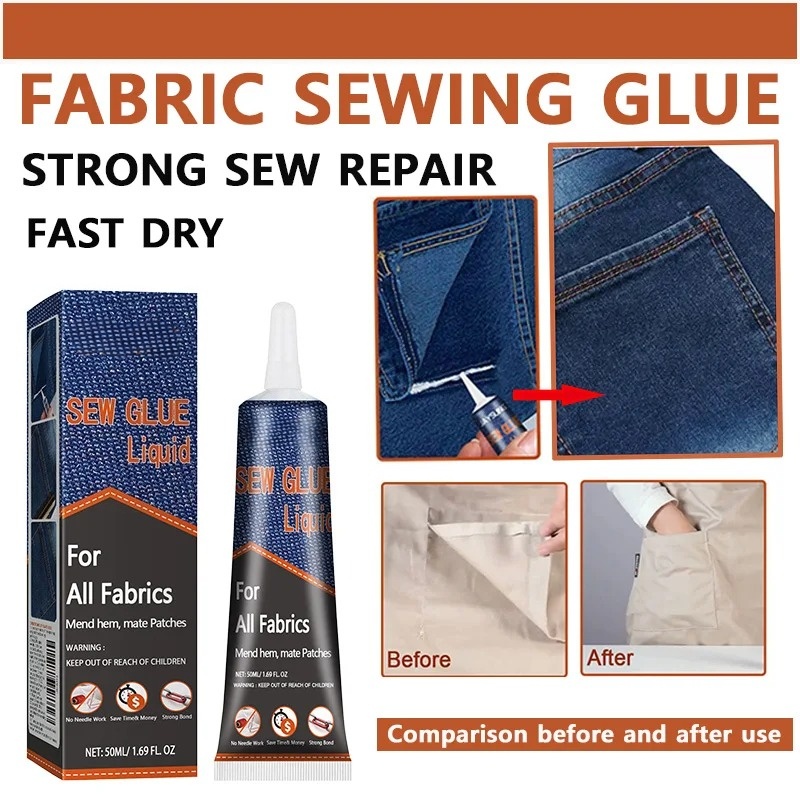 50ml Fabric Sewing Glue Fast D - đánh giá và giá Leather Tooling Kit