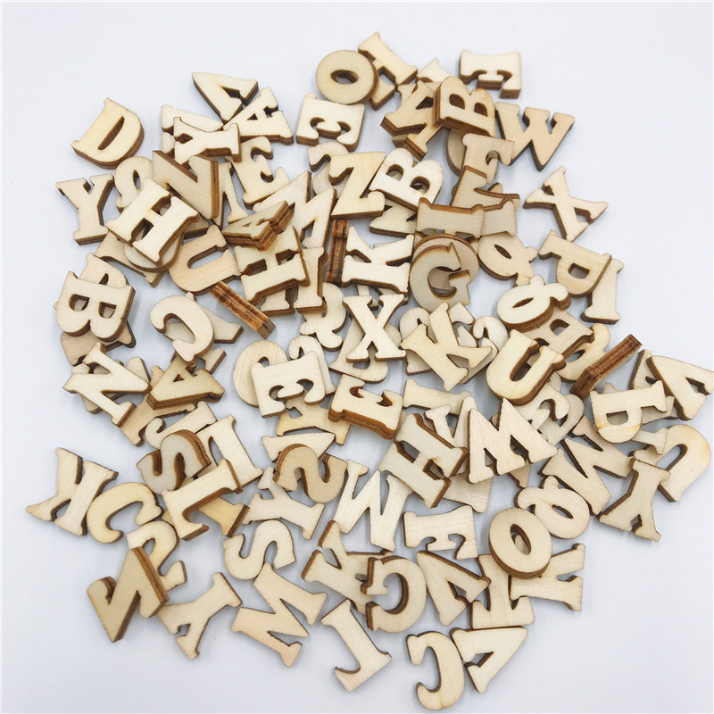 100/200/400PCS Mini Unfinished - đánh giá và giá Art And Craft Letter Z