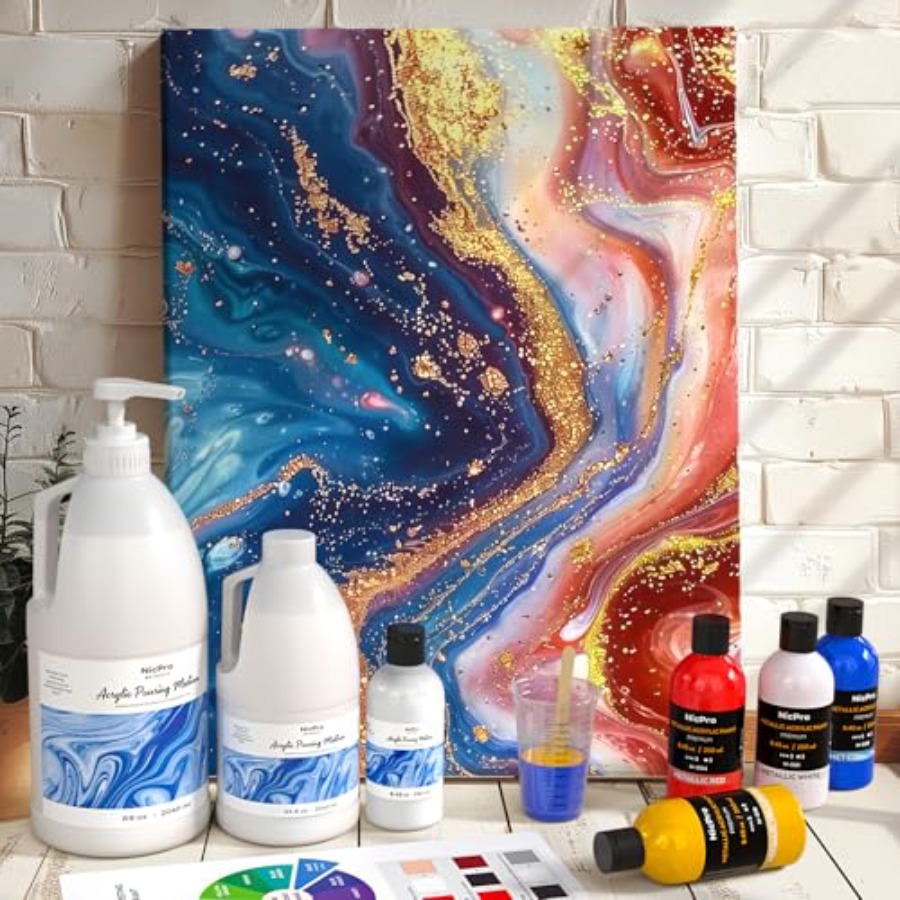 Pouring Medium for Acrylic Pai - đánh giá và giá Acrylic Pour Paint
