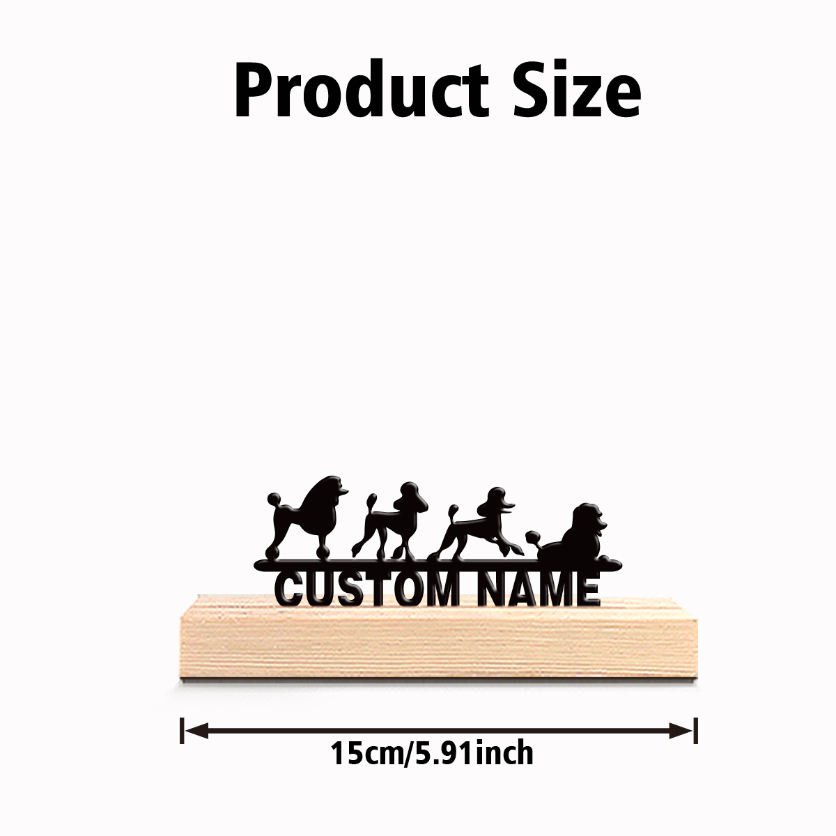 1pc Modern cute animals Person - đánh giá và giá Art Craft Wood