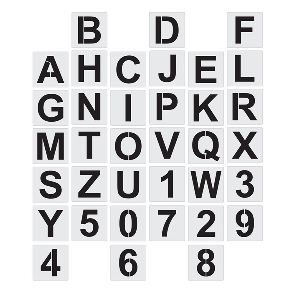 36Pcs Alphabet Number Painting - đánh giá và giá Art Craft Letter A