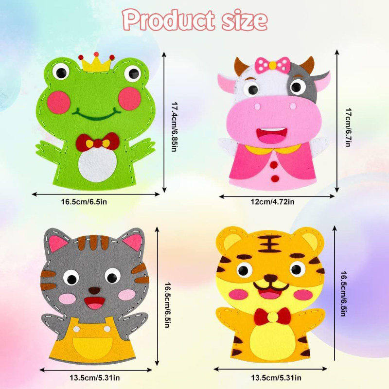 Cute Cartoon Animal Hand Puppe - đánh giá và giá Art Craft 3 Year Old