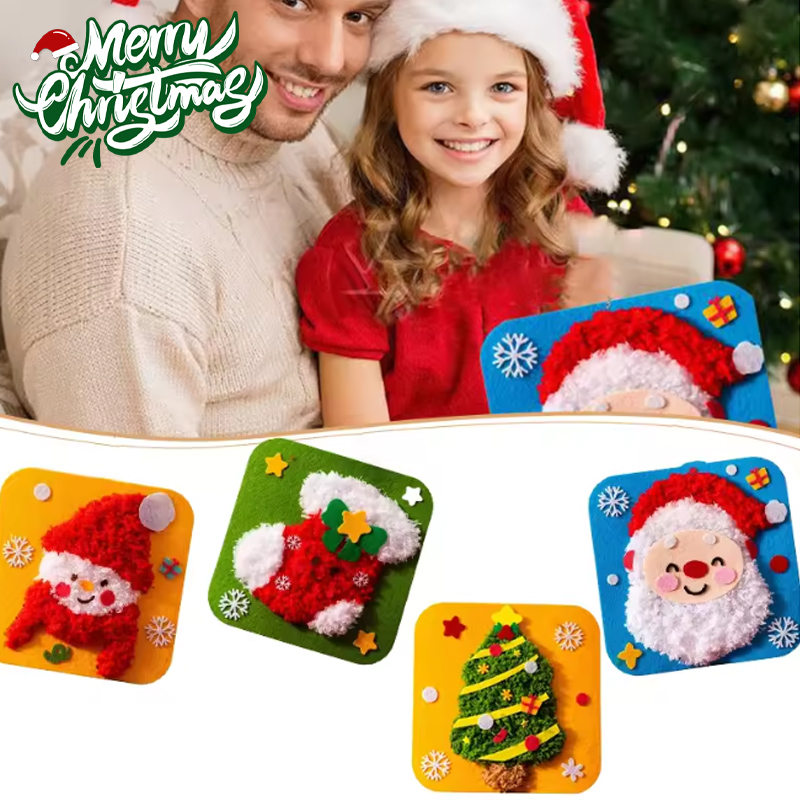 Preschool DIY Felt Art Set Edu - đánh giá và giá Art Craft Christmas Ideas