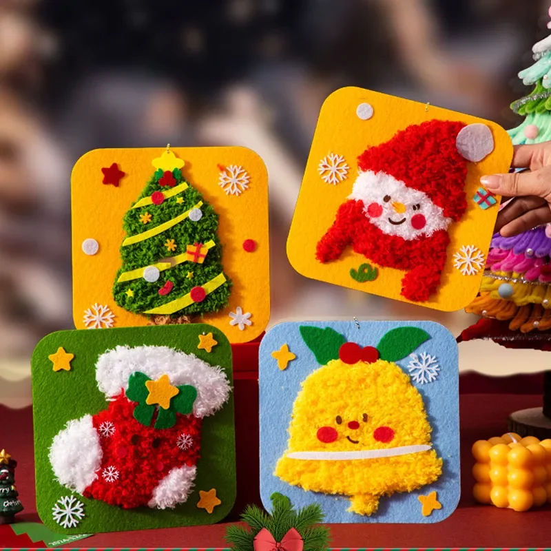 Preschool DIY Felt Art Set Edu - đánh giá và giá Art Craft Christmas Ideas