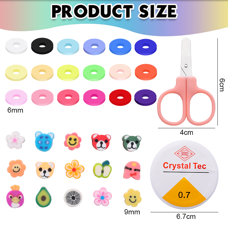 Clay Beads Bracelet Making Kit - đánh giá và giá Art Craft Letter A