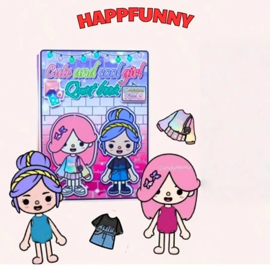 Paper Doll Theme DIY Sticker C - đánh giá và giá Art Craft 3 Year Old