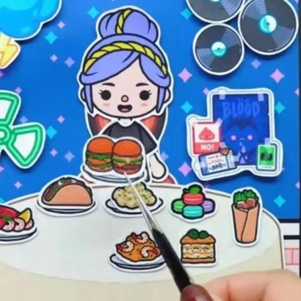 Paper Doll Theme DIY Sticker C - đánh giá và giá Art Craft 3 Year Old