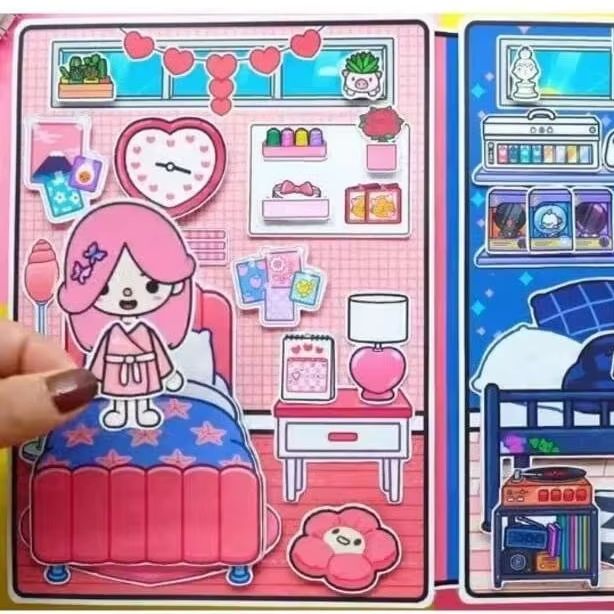 Paper Doll Theme DIY Sticker C - đánh giá và giá Art Craft 3 Year Old