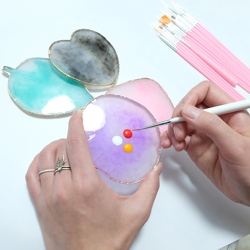 Lurayee Nhựa Đá Bảng Màu Gel M - đánh giá và giá Acrylic Pour Paint