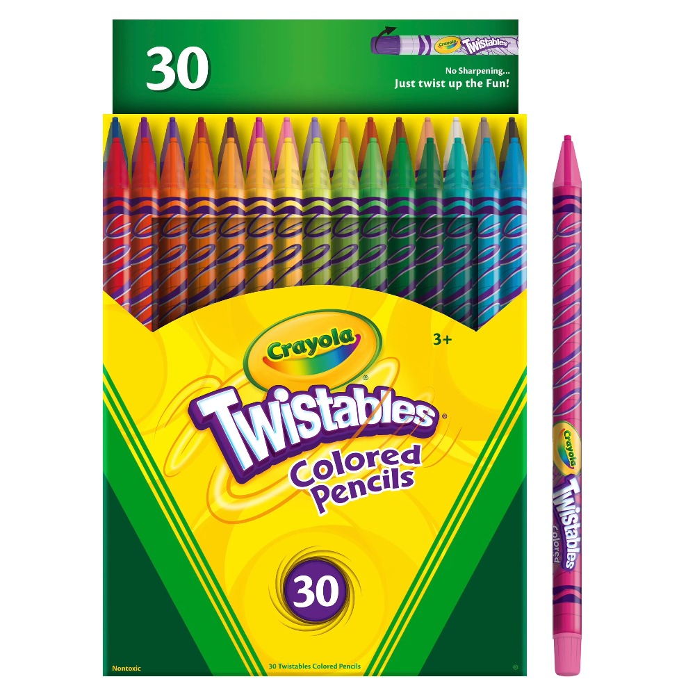 Twistable Colored Pencils Set  - đánh giá và giá Art Craft 3 Year Old