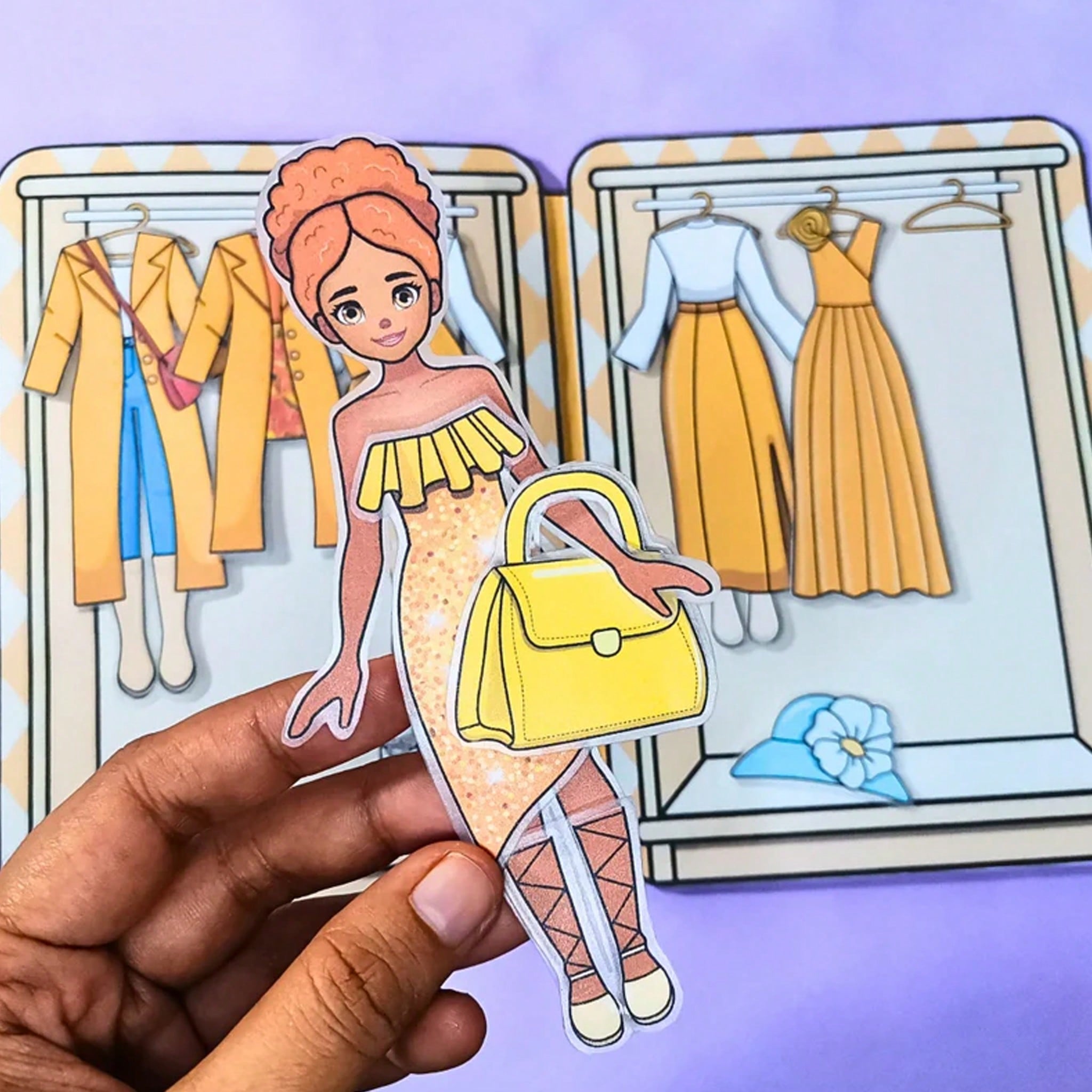 Yellow Dress Girl Tea Party Th - đánh giá và giá Art Craft 3 Year Old