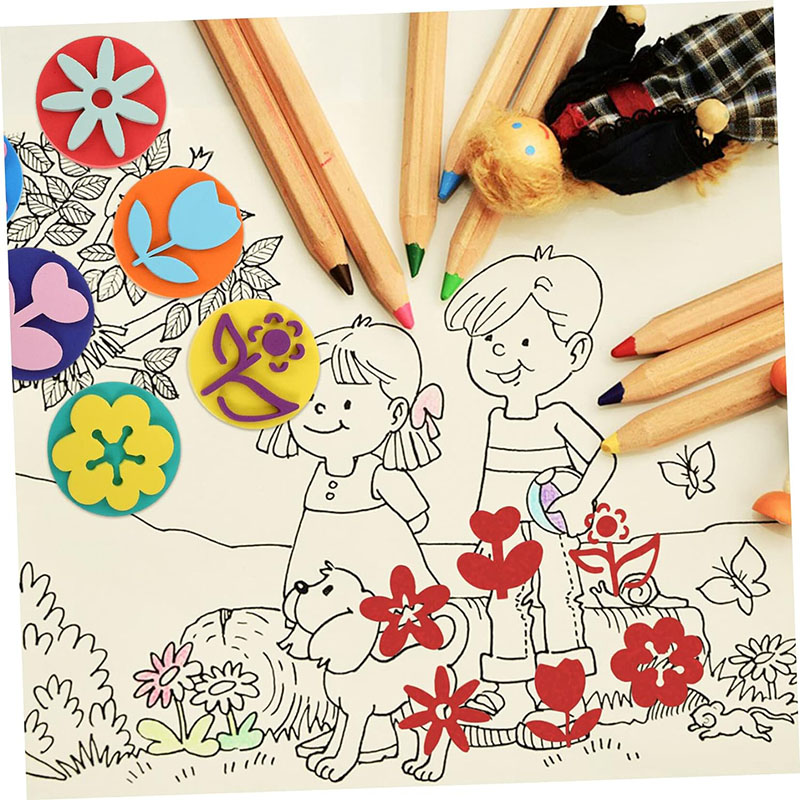 6Pcs/bag Foam Stamps for Paint - đánh giá và giá Art Craft 3 Year Old