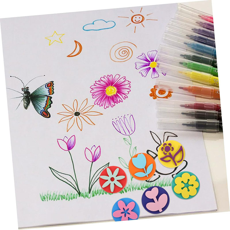 6Pcs/bag Foam Stamps for Paint - đánh giá và giá Art Craft 3 Year Old