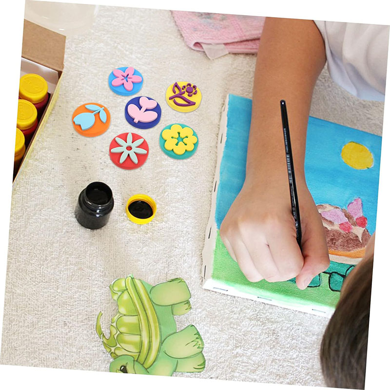 6Pcs/bag Foam Stamps for Paint - đánh giá và giá Art Craft 3 Year Old