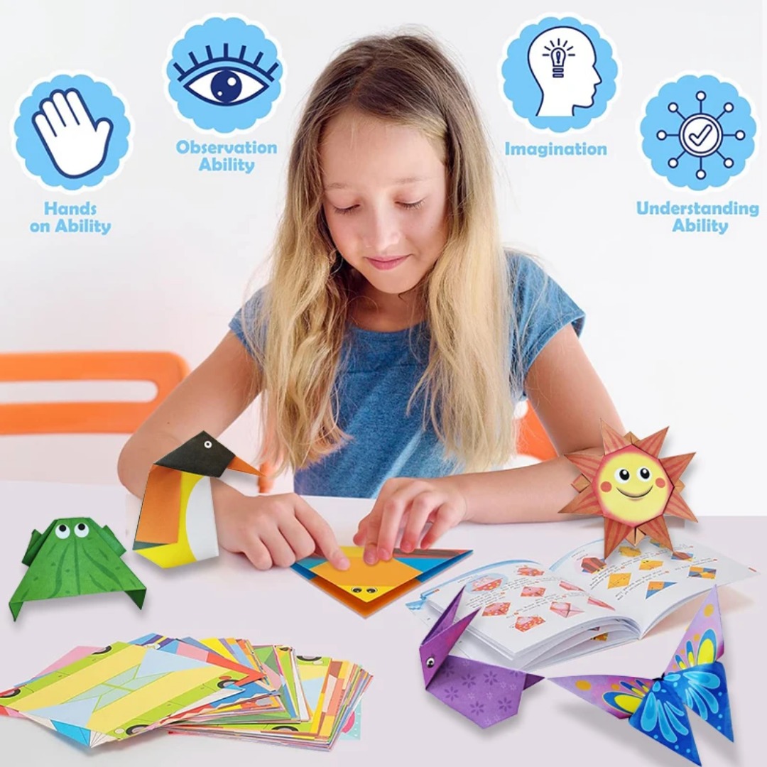 New Origami Kit 30 Sheets Orig - đánh giá và giá Art Craft 3 Year Old