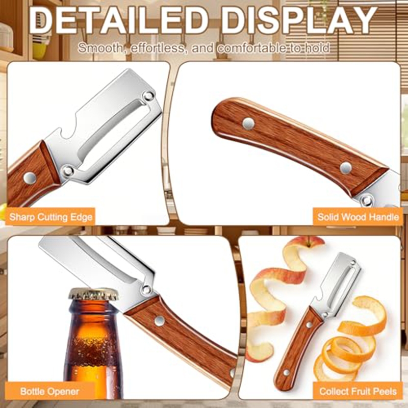 Stainless Steel Kitchen Peeler - đánh giá và giá Art Craft Wood