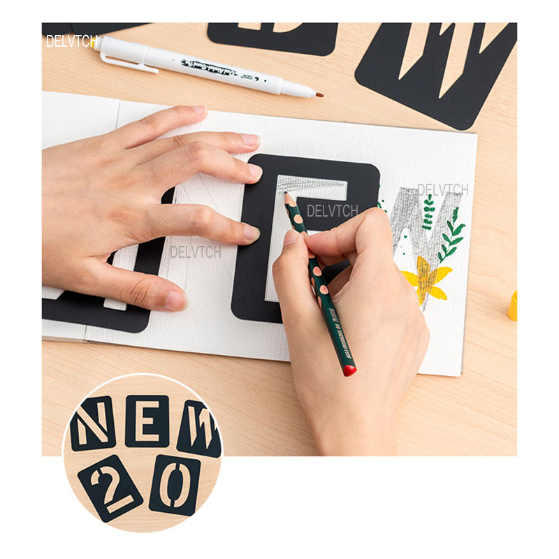 42Pcs Reusable Plastic Alphabe - đánh giá và giá Art Craft Letter A