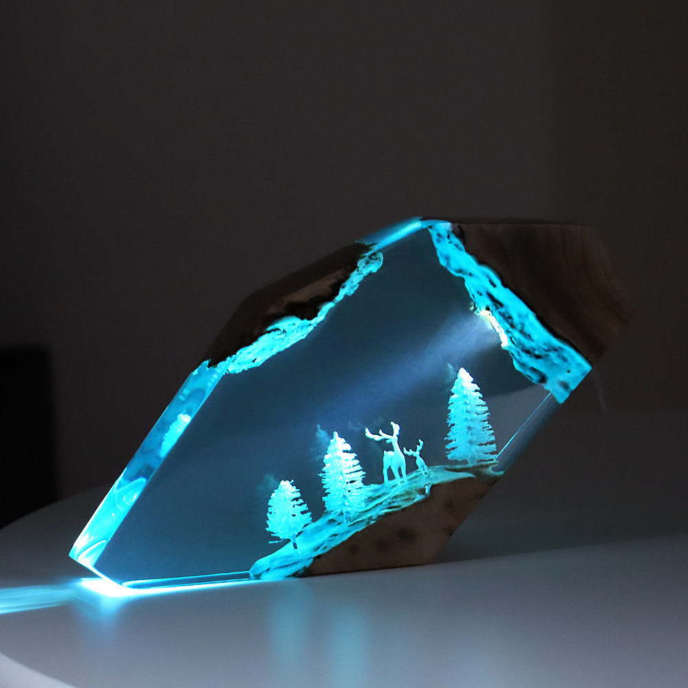 Forest Fairy Deer Desktop Art  - đánh giá và giá Art Craft Wood